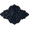 Ekena Millwork Piedmont Ceiling Medallion (Canopies up to 6 1/2"), 67 1/8"W x 48 5/8"H x 1 7/8"P, Midnight Dream CM67PEMDF - alternate 1